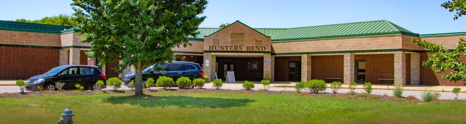 Front of Hunters Bend School